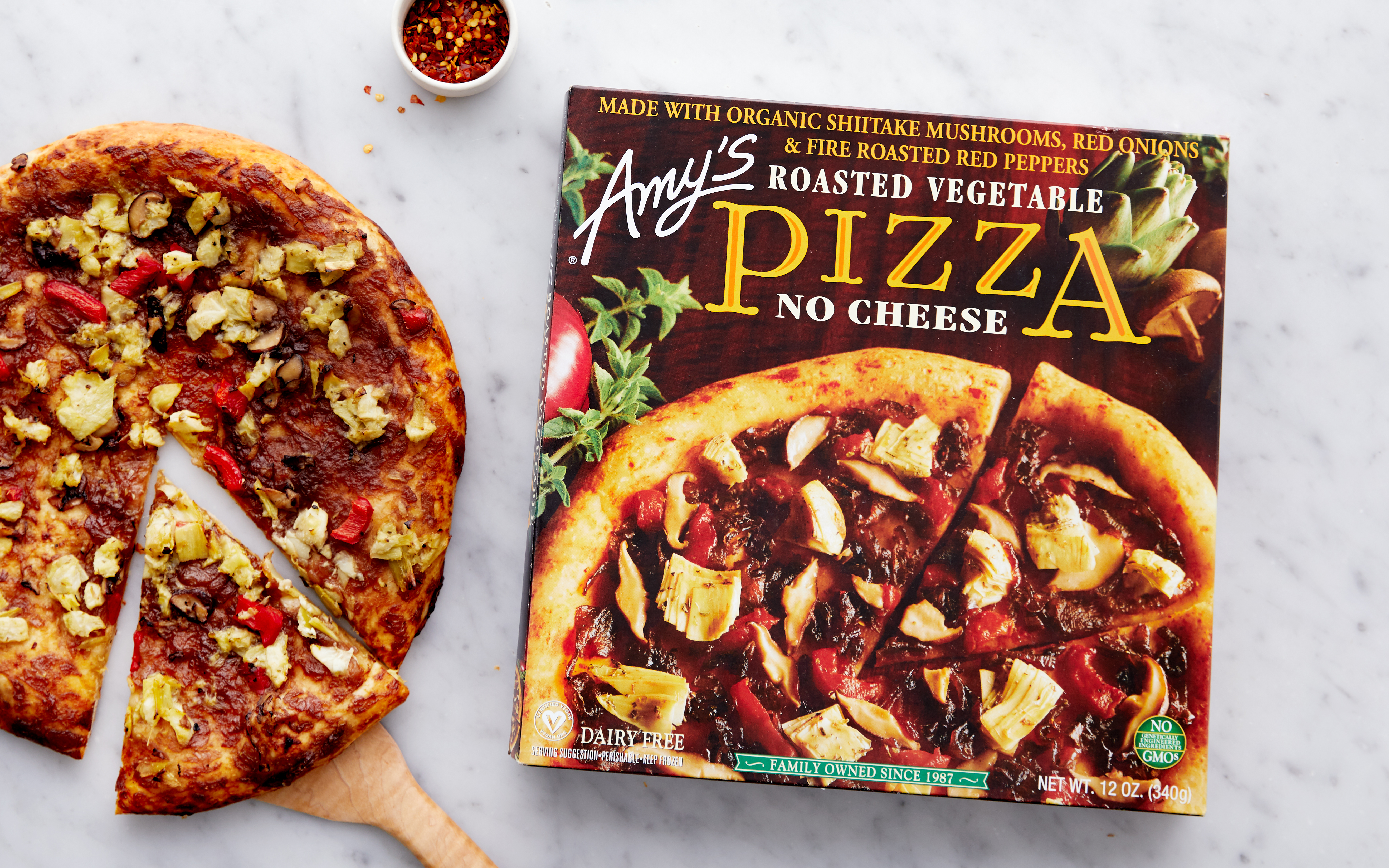 Vegan Roasted Vegetable Pizza Amy's Kitchen SF Bay Good Eggs